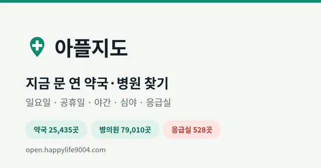 아플지도 대표 이미지